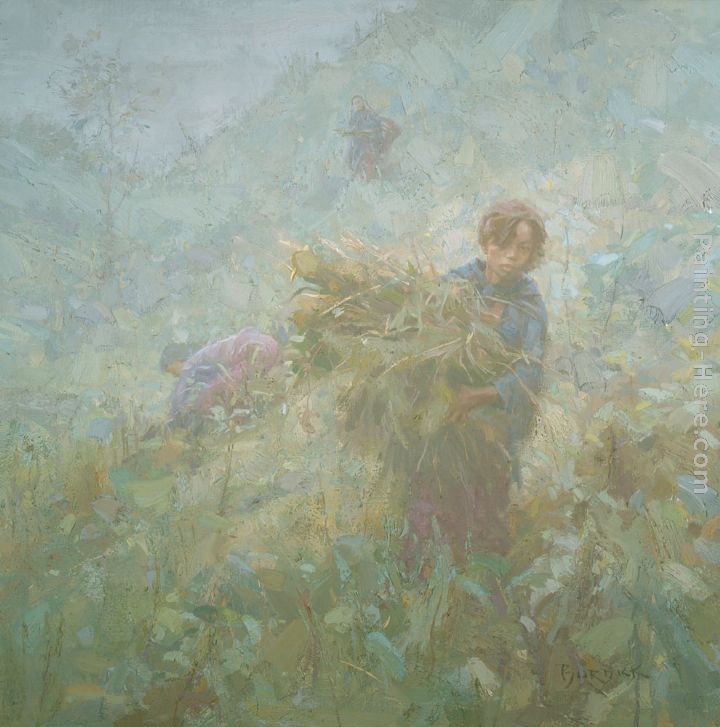 Scott Burdick Morning Mist of Nagarkot